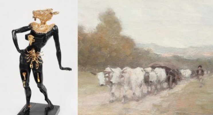 Minotaurul lui Dali şi boii lui Grigorescu în aceeaşi încăpere la Artmark